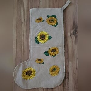 Handmade Sunflower Patch Stocking